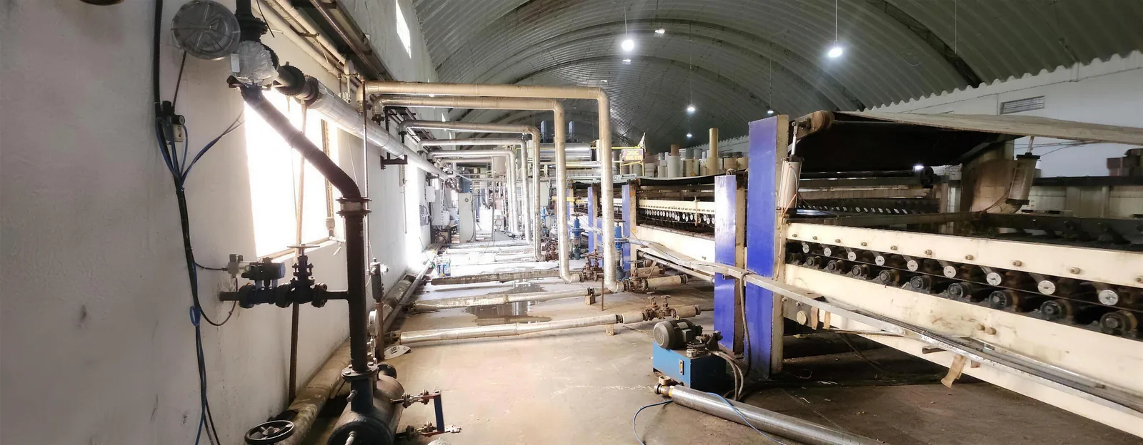 Corrugator line after the Jetomat TurboHeat steam-system retrofit